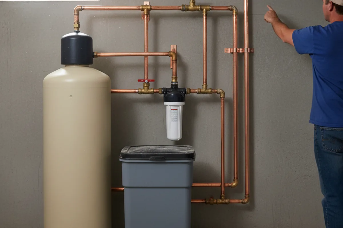 Whole-house water treatment system installed in Donald